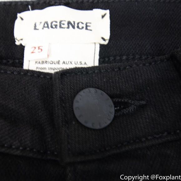 NEW L'AGENCE jeans, black, 25 - Picture 10 of 14